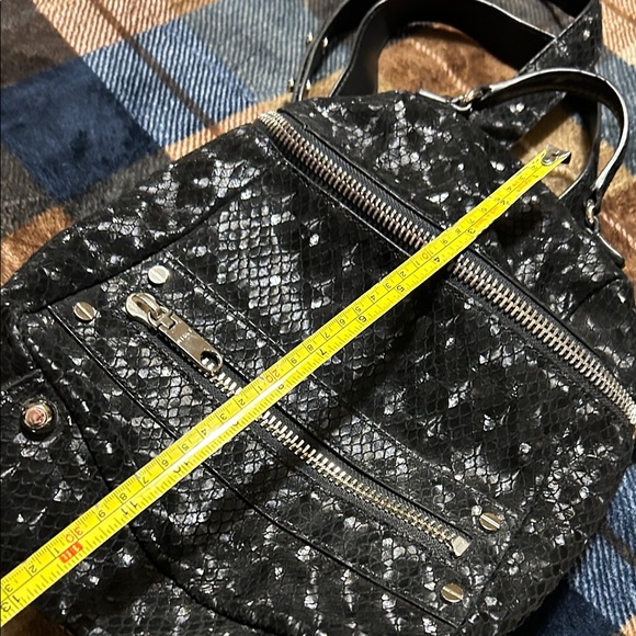 Milly Black Textured Backpack - Picture 6 of 9